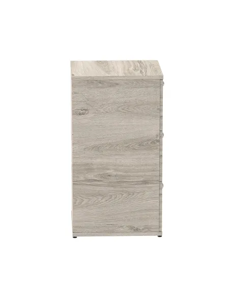 Dynamic Impulse 3 Drawer Filing Cabinet Grey Oak I003242