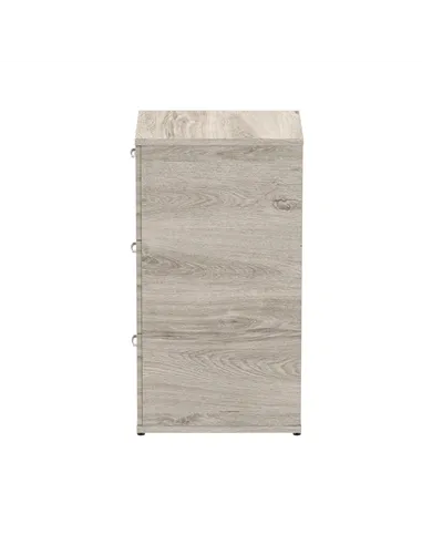 Dynamic Impulse 3 Drawer Filing Cabinet Grey Oak I003242