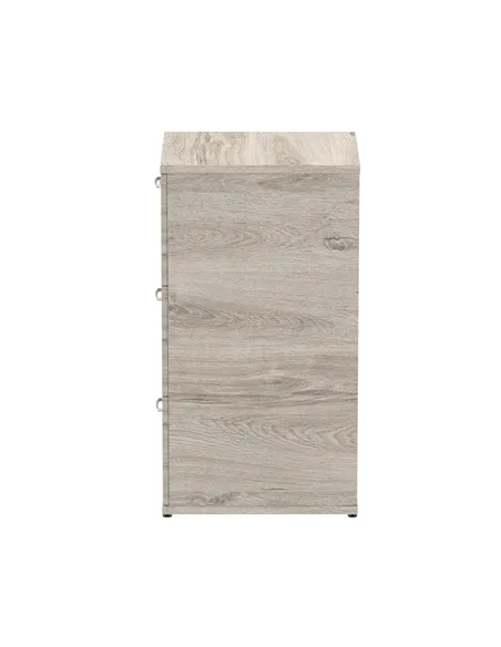 Dynamic Impulse 3 Drawer Filing Cabinet Grey Oak I003242