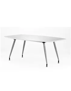 Dynamic High Gloss 1800mm Writable Boardroom Table White Top I003057