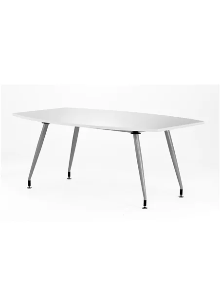 Dynamic High Gloss 1800mm Writable Boardroom Table White Top I003057