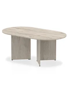 Dynamic Impulse 1800mm Boardroom Table Grey Top Arrowhead Leg I003277
