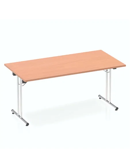 Dynamic Impulse 1600mm Folding Rectangular Table Beech Top I000691