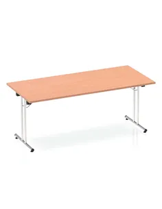 Dynamic Impulse 1800mm Folding Rectangular Table Beech Top I000692