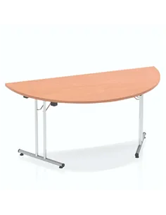 Dynamic Impulse 1600mm Folding Semi-circle Table Beech Top I000694