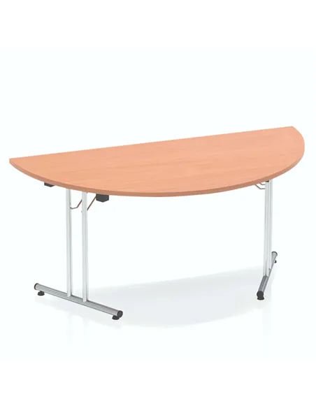 Dynamic Impulse 1600mm Folding Semi-circle Table Beech Top I000694