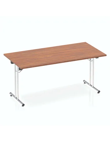 Dynamic Impulse 1600mm Folding Rectangular Table Walnut Top I000700