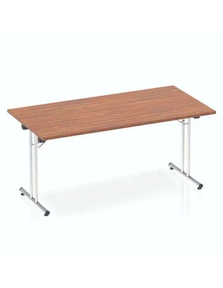 Dynamic Impulse 1600mm Folding Rectangular Table Walnut Top I000700