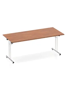 Dynamic Impulse 1800mm Folding Rectangular Table Walnut Top I000701