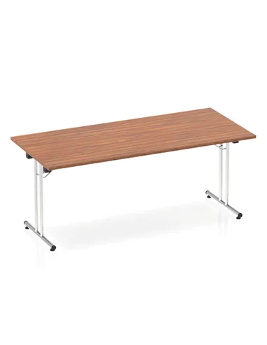 Dynamic Impulse 1800mm Folding Rectangular Table Walnut Top I000701