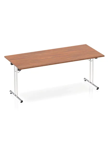 Dynamic Impulse 1800mm Folding Rectangular Table Walnut Top I000701