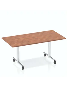 Dynamic Impulse 1600mm Flip Top Rectangular Table Walnut Top I000704