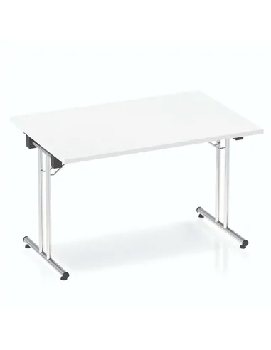 Dynamic Impulse 1200mm Folding Rectangular Table White Top I000708