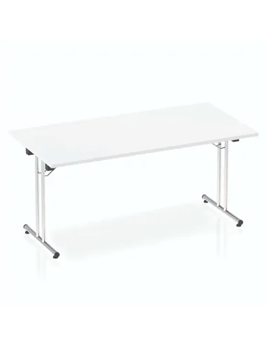 Dynamic Impulse 1600mm Folding Rectangular Table White Top I000709
