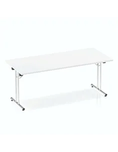Dynamic Impulse 1800mm Folding Rectangular Table White Top I000710