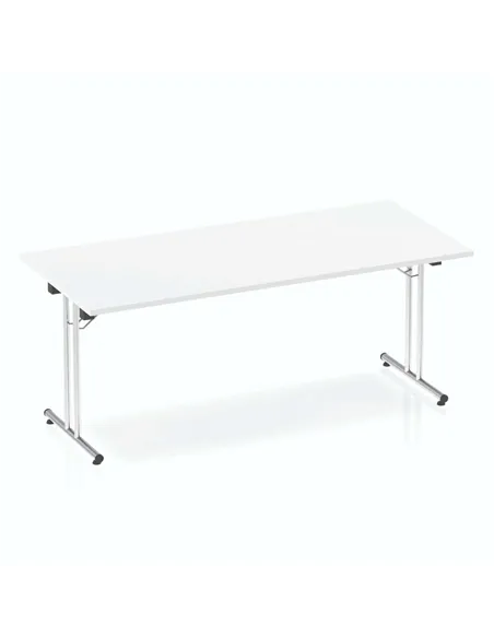 Dynamic Impulse 1800mm Folding Rectangular Table White Top I000710