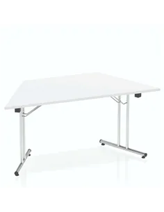 Dynamic Impulse 1600mm Folding Trapezium Table White Top I000711