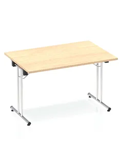 Dynamic Impulse 1200mm Folding Rectangular Table Maple Top I000717