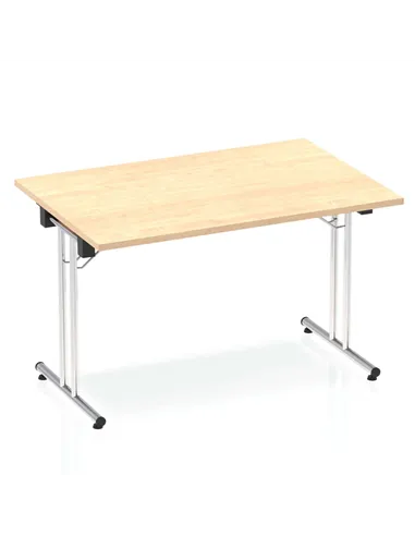 Dynamic Impulse 1200mm Folding Rectangular Table Maple Top I000717