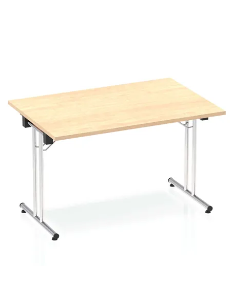 Dynamic Impulse 1200mm Folding Rectangular Table Maple Top I000717