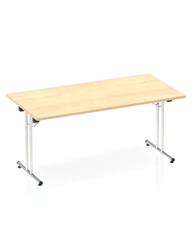 Dynamic Impulse 1600mm Folding Rectangular Table Maple Top I000718