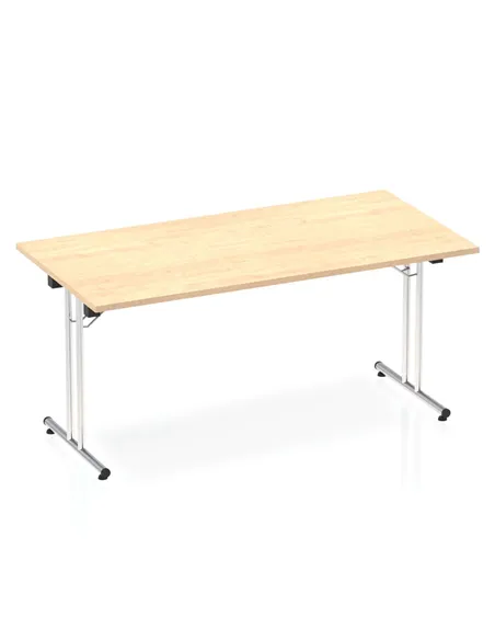 Dynamic Impulse 1600mm Folding Rectangular Table Maple Top I000718