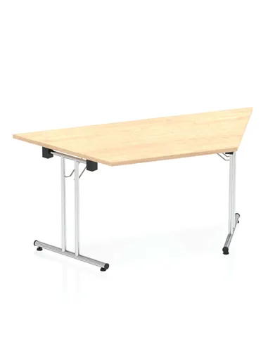 Dynamic Impulse 1600mm Folding Trapezium Table Maple Top I000720