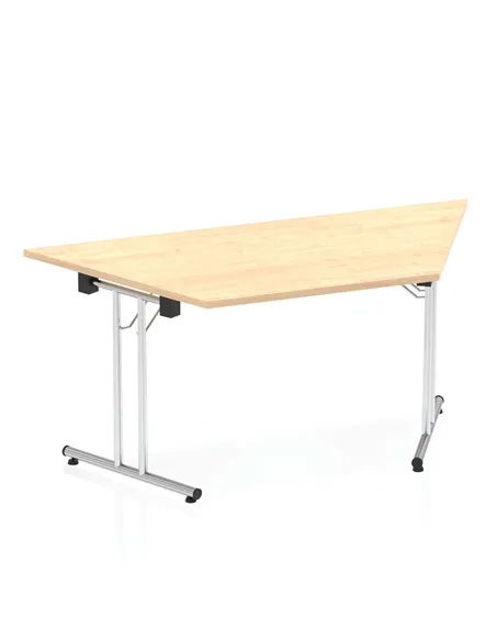 Dynamic Impulse 1600mm Folding Trapezium Table Maple Top I000720