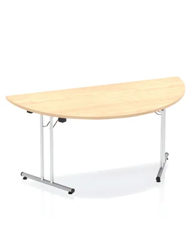 Dynamic Impulse 1600mm Folding Semi-circle Table Maple Top I000721