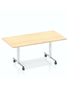 Dynamic Impulse 1600mm Flip Top Rectangular Table Maple Top I000722