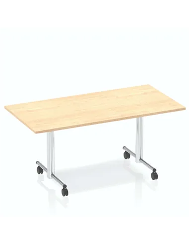 Dynamic Impulse 1600mm Flip Top Rectangular Table Maple Top I000722