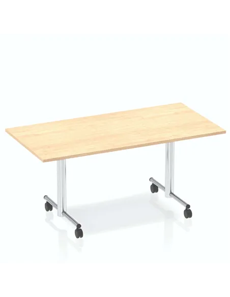 Dynamic Impulse 1600mm Flip Top Rectangular Table Maple Top I000722