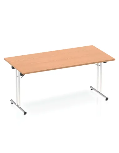 Dynamic Impulse 1600mm Folding Rectangular Table Oak Top I000797
