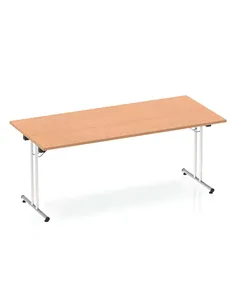 Dynamic Impulse 1800mm Folding Rectangular Table Oak Top I000798