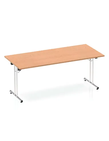 Dynamic Impulse 1800mm Folding Rectangular Table Oak Top I000798