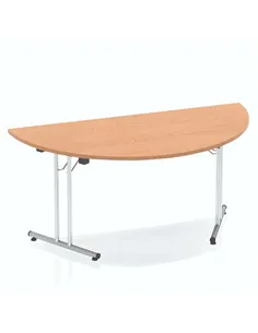 Dynamic Impulse 1600mm Folding Semi-circle Table Oak Top I000800