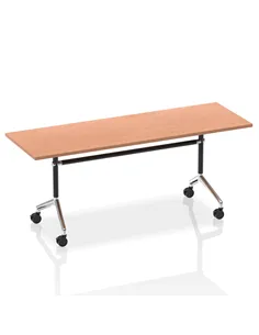Dynamic Impulse 1800mm Flip Top Rectangular Table Beech Top I004311