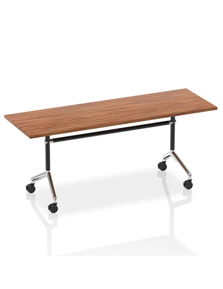 Dynamic Impulse 1800mm Flip Top Rectangular Table Walnut Top I004312
