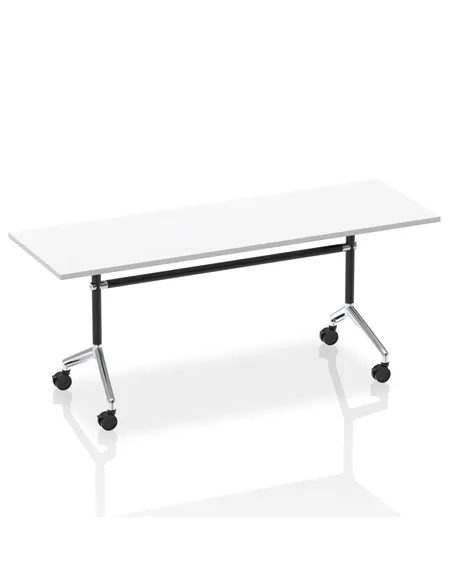 Dynamic Impulse 1800mm Flip Top Rectangular Table White Top I004313