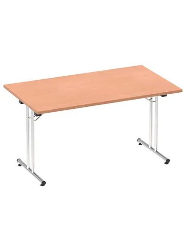 Dynamic Impulse 1400mm Folding Rectangular Table Beech Top I004317