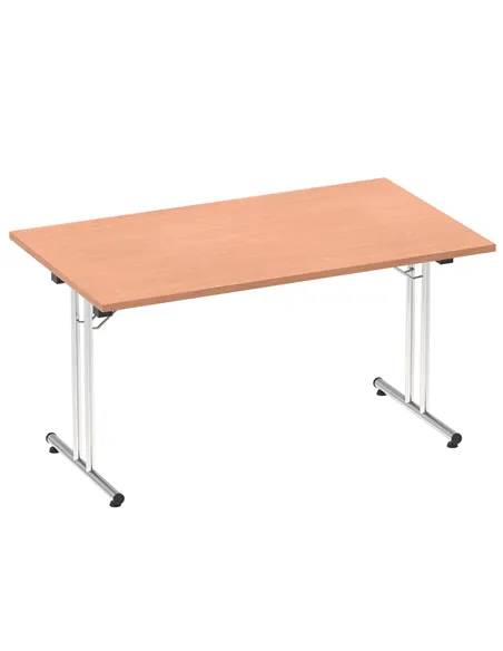 Dynamic Impulse 1400mm Folding Rectangular Table Beech Top I004317