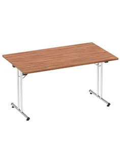 Dynamic Impulse 1400mm Folding Rectangular Table Walnut Top I004318