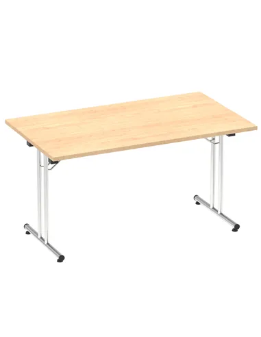 Dynamic Impulse 1400mm Folding Rectangular Table Maple Top I004320