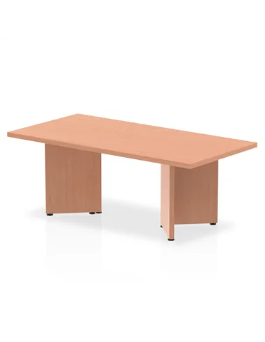 Dynamic Impulse 1200mm Coffee Table Beech Top Arrowhead Leg I003415