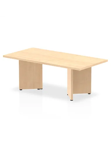 Dynamic Impulse 1200mm Coffee Table Maple Top Arrowhead Leg I003416