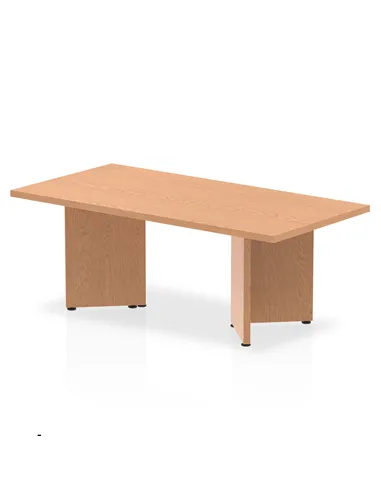 Dynamic Impulse 1200mm Coffee Table Oak Top Arrowhead Leg I003417