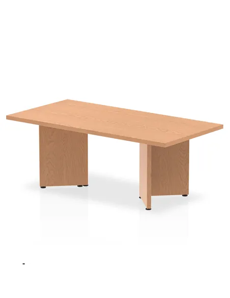 Dynamic Impulse 1200mm Coffee Table Oak Top Arrowhead Leg I003417