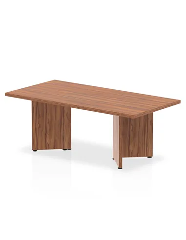 Dynamic Impulse 1200mm Coffee Table Walnut Top Arrowhead Leg I003419