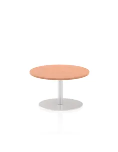 Dynamic Italia 600mm Poseur Round Table Beech Top 475mm High Leg ITL0100