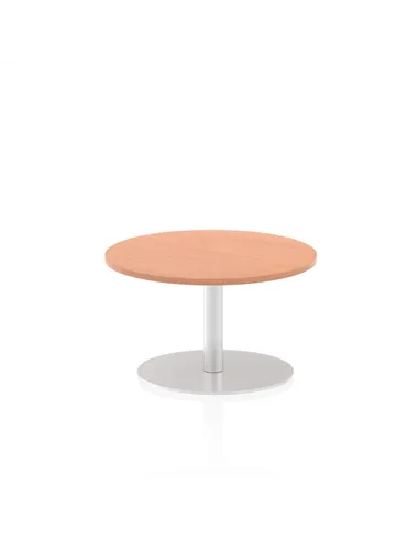 Dynamic Italia 600mm Poseur Round Table Beech Top 475mm High Leg ITL0100